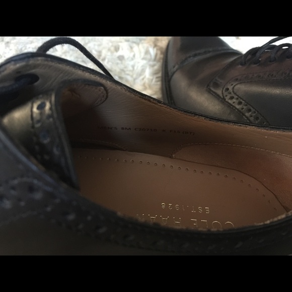 Cole Haan Madison Grand Cap Toe Oxford Black 8 - Picture 5 of 7